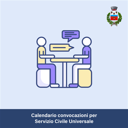 Calendario convocazioni per Servizio Civile Universale