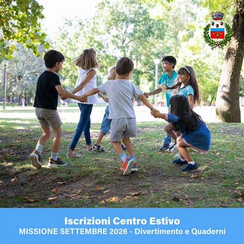 Centro Estivo Settembre 2026 bambini 3-6 anni
