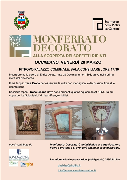 Monferrato decorato - Alla scoperta dei soffitti dipinti