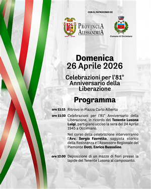 Celebrazioni per l'81° Anniversario della Liberazione